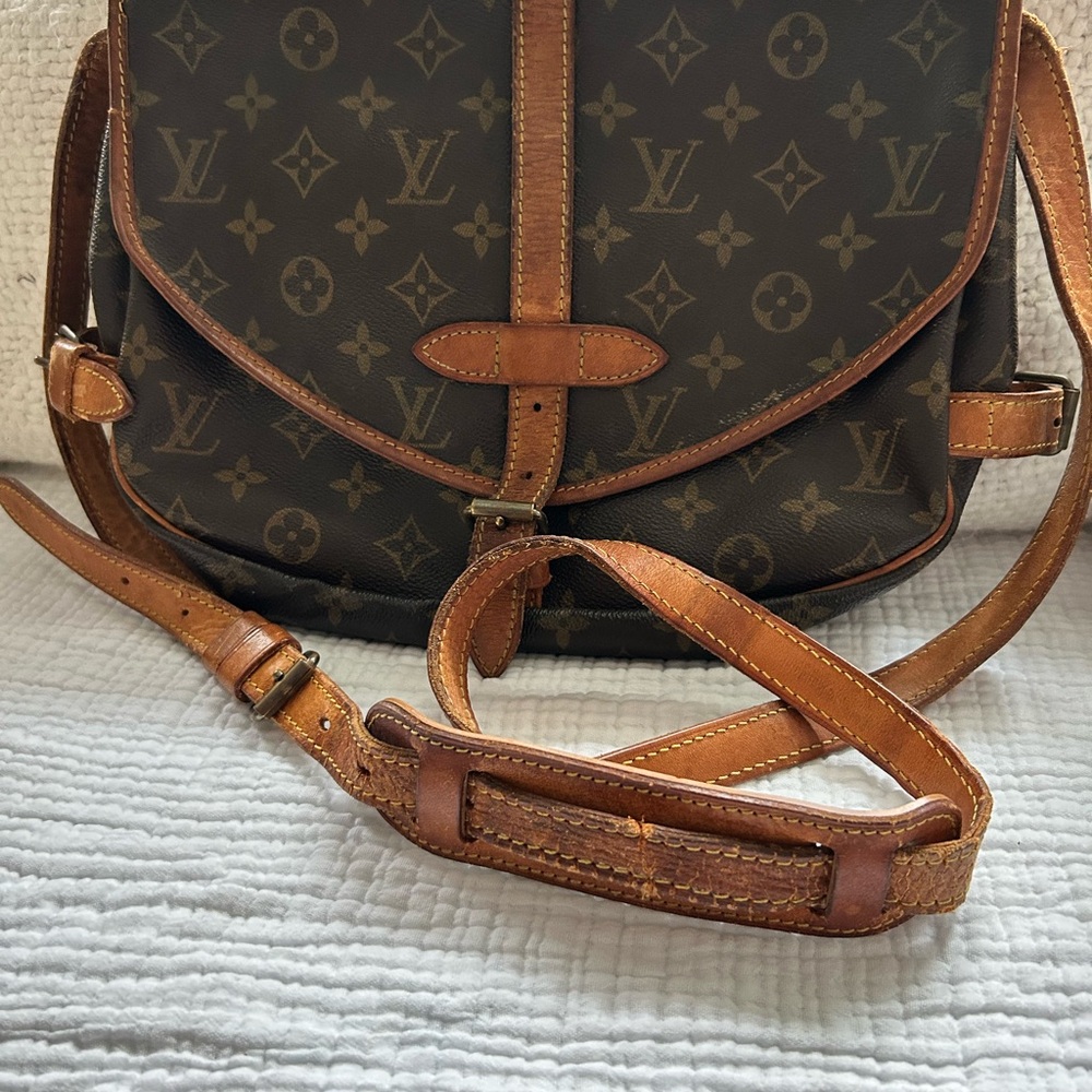 Louis Vuitton Brown Monogram Crossbody Bag